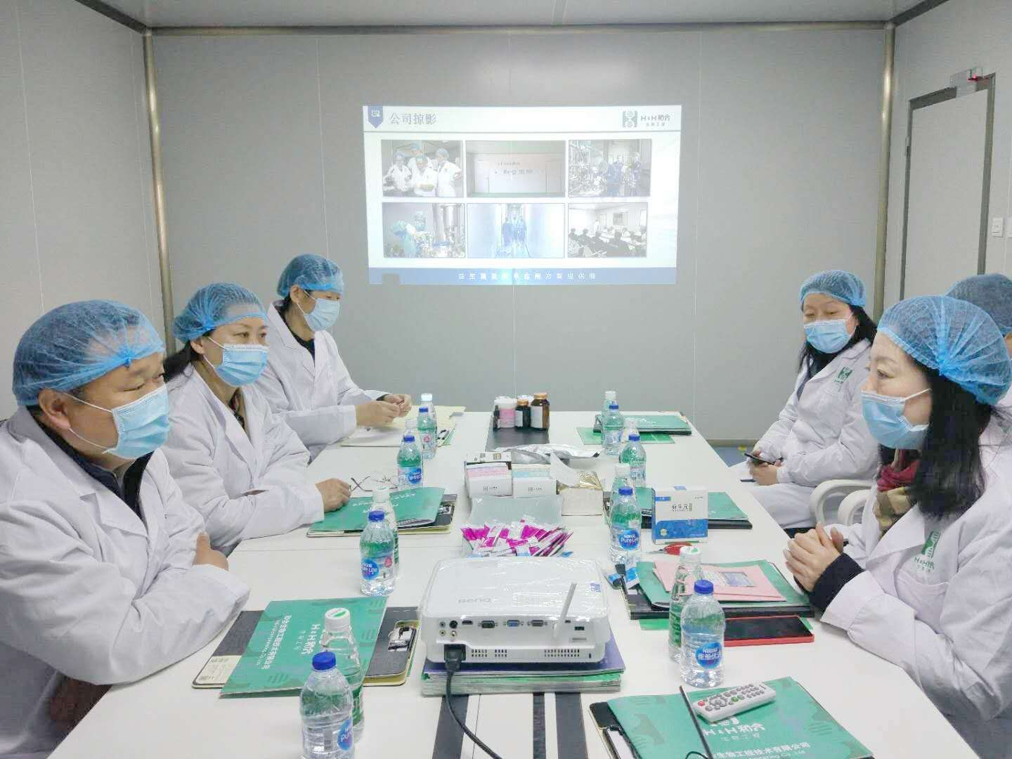 鄭州市工信局黨委委員、調(diào)研員吳忠陽一行赴和合生物調(diào)研疫情防控及“三送一強”工作